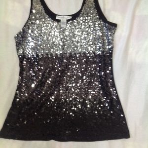 Sequined tank, never worn Cruisewear &Company